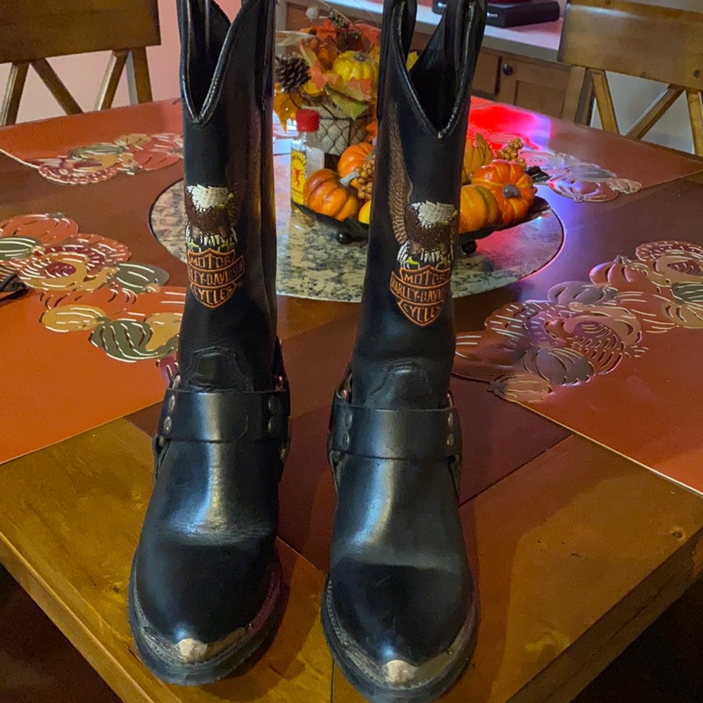 Harley Davidson Riding Cowgirl Boots 5.5